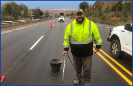 Staking land boundaries - Upper Michigan